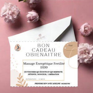 Bon Cadeau Massage Fertilité 1h30